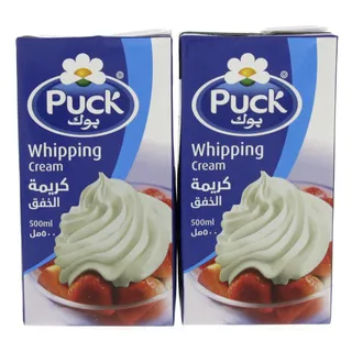 PUCK WHIPPING CREAM 2X500ML