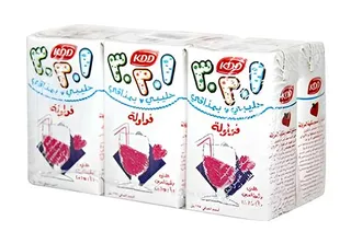 KDD 123 FLV. MILK STRAWBERRY 6 x 125ML