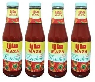 MAZA TOMATO KETCHUP BOTTLE 4X325 GR