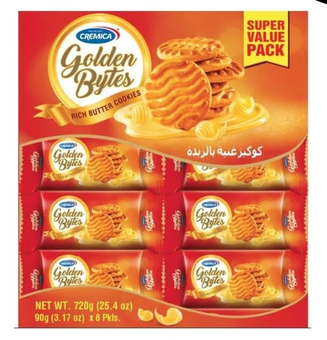 كريميكا جولدن بسكويت الزبدة 8 × 83 جرام