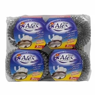 ALEX STAR DISH CLEANING WIRE 3*4 PCS