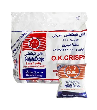 او كي رقائق البطاطس 12*30 جم