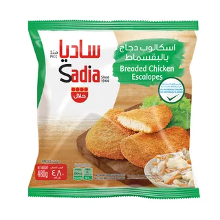 SADIA BREADED CHICKEN ESCALOPES 480GR