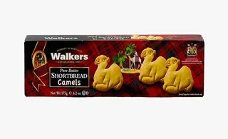 WALKERS PURE BUTTER SHORTBREAD CAMELS BUSCUIT 175GM