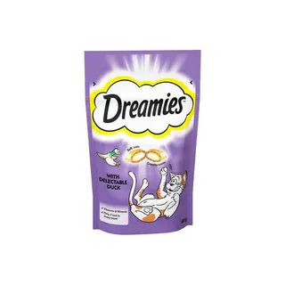 DREAMIES WITH DELECTABLE DUCK 60 GM