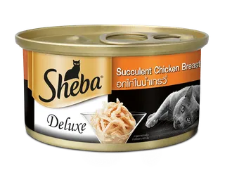 SHEBA SUCCULENT CHICKEN BREAST 85GM