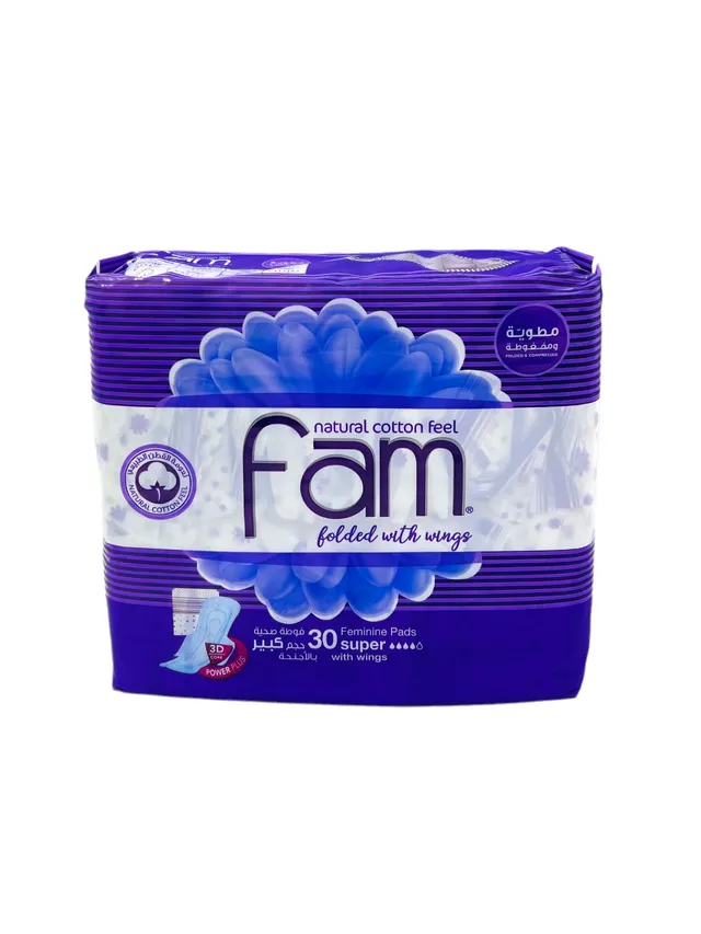 Fam pads with wings 30 pcs