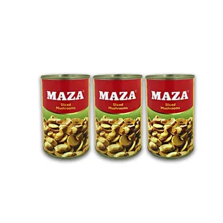 MAZA SLICED MUSHROOM S/OFFER 3 x 400 gm