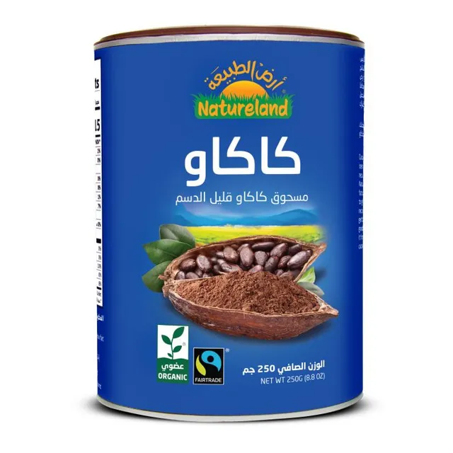 ارض الطبيعة مسحوق الكاكاو 250 جم
