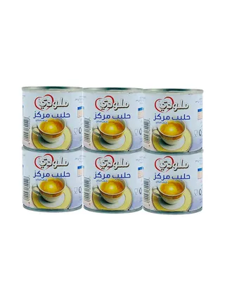 ميلودي حليب مبخر 6*170جرام