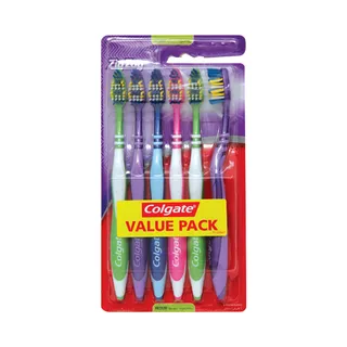 COLGATE TOOTHBRUSH ZIG ZAG 6PCS