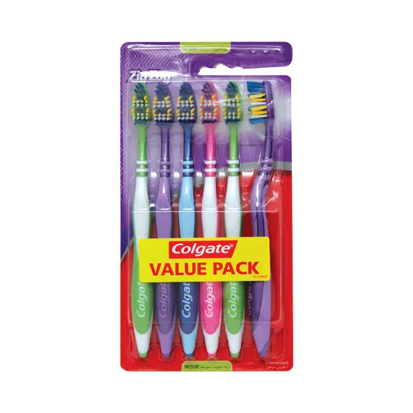 COLGATE TOOTHBRUSH ZIG ZAG 6PCS