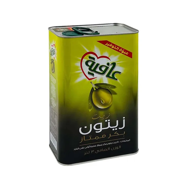 عافية زيت زيتون بكر ممتاز 3 لتر