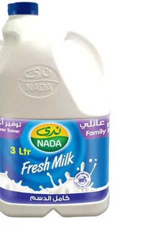 ندى حليب طازج 3 لتر