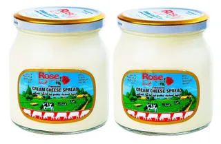 ROSE CREAM CHEESE JAR 2X500 GR