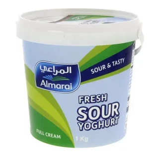 ALMARAI FRESH SOUR YOGHURT FULL CREAM 1KG