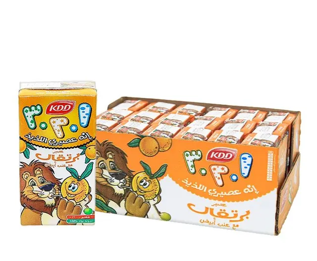 كي دي دي عصير برتقال 18 × 125 مل