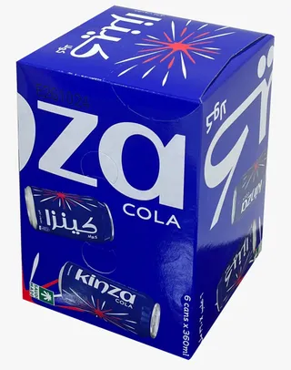 KINZA COLA CARBONATED DRINK 6X360ML