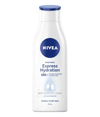 NIVEA EXPRESS HYDRATION DEEP MOISTURE SERUM BODY LOTION 250ML
