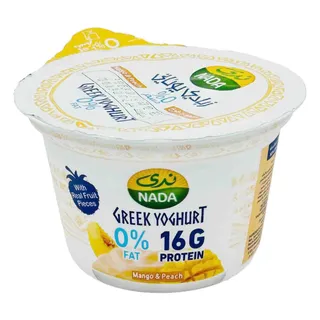 NADA GREEK YOGHURT MANGO & PEACH 0% FAT 16GM