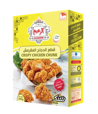 ALZAEEM CRISPY CHICKEN CHUNK 360 G