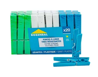 ROZENBAL EXTRA STRONG GIANT / PLASTIC PEGS 20PCS