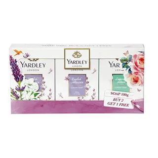 YARDLEY BODY SOAP ASSORTED 3X100 GR