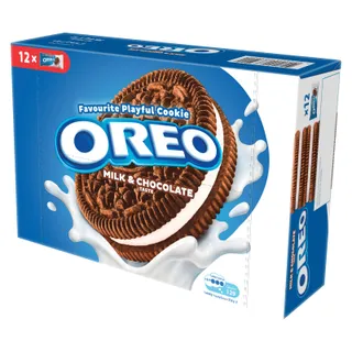 OREO MILK&CHOCO COOKIE 12 X 36.8GM