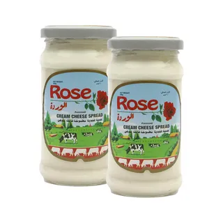 ROSE CREAM CHEESE JAR 2X240 GR