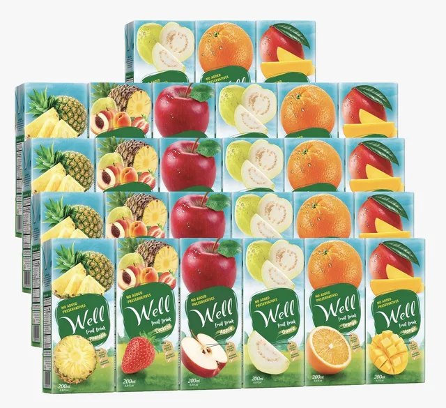 WELL DRINK ASST TP 27x200ML