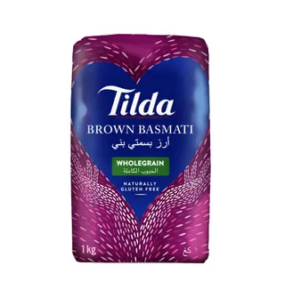 TILDA RICE BROWN BASMATI 1KG