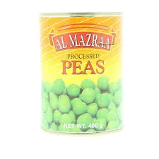 AL MAZRAA GREEN PEAS 400GR