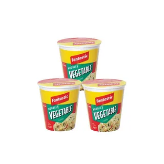 FANTASTIC CUP NOODLES VEGETABLE 2+1X70 GM