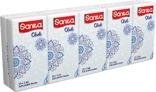 سانيتا شارم مناديل ناعمة 10 × 3 طبقات
