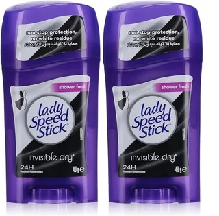 LADY SPEED STICK INVISIBLE DRY SHOWER FRESH 2X65GM