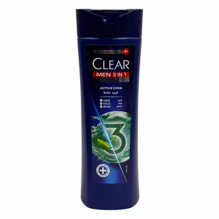 CLEAR SHAMPOO 3 IN 1 ACTIVE COOL 400ML