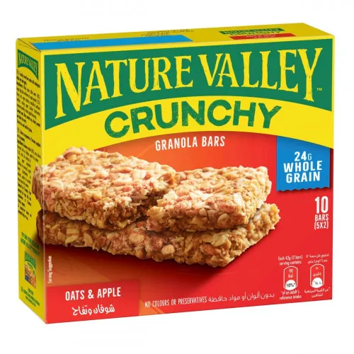 NATURE VALLEY CRUNCHY OATS & APPLE 5 X 42GM