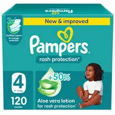 Pampers Baby diapers No.4 120PCS