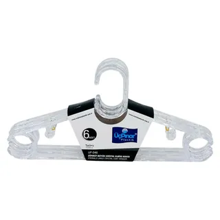 Clothes Hanger Set 6 Pcs Acrylic