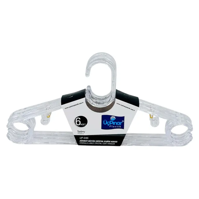 Clothes Hanger Set 6 Pcs Acrylic