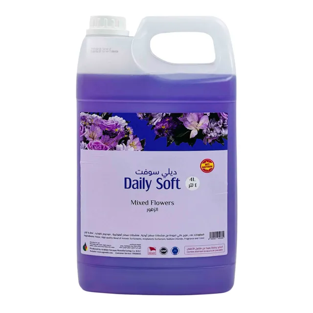 DAILY SOFT MIXED FLOWERS HAND WASH LIQUID 4 LTR