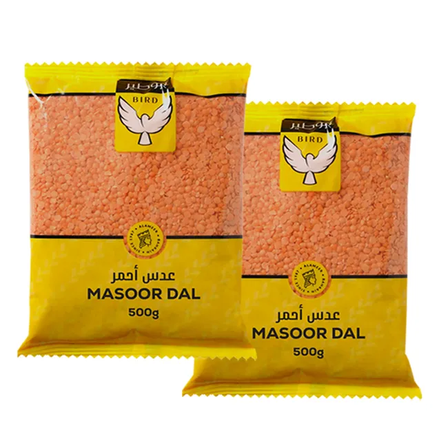 عدس احمر ابو طير 2×500 جرام