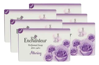 ENCHANTEUR PERFUMED SOAP ALLURING 125GRX4+2FR