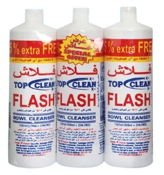 TOP CLEAN FLASH BOWL CLEANER 3X1.2L