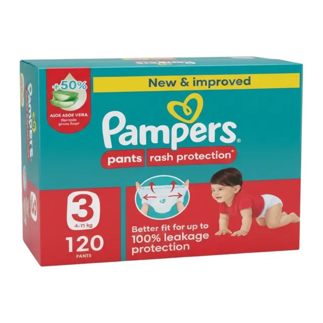 PAMPERS PANTS S3 GIANT BOX 120PCS