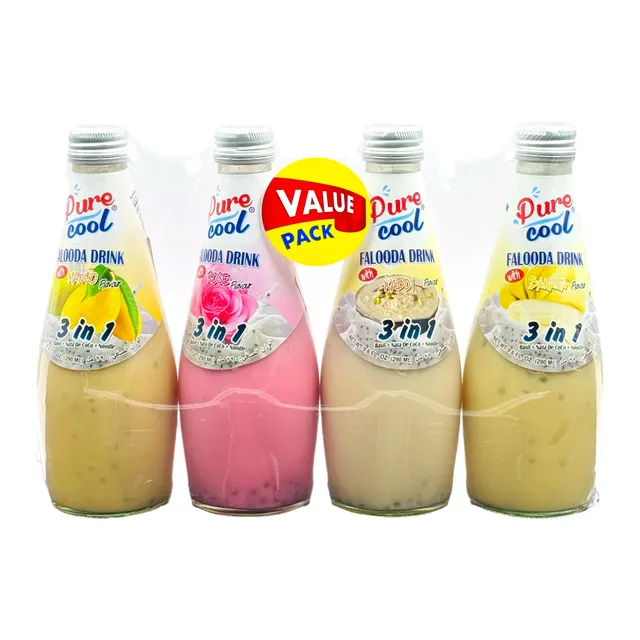 PURE COOL FALOODA DRINK ASSTD 4x290ML