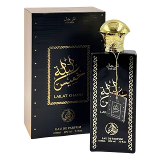 LHILAT KHAMIS BLACK perfume from al-fakhr 100 ml