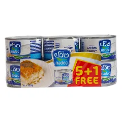NADEC TIN CREAM 5+1X155 GM
