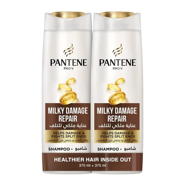 PANTENE MILKY DAMAGE REPAIR SHAMPOO 2X375ML