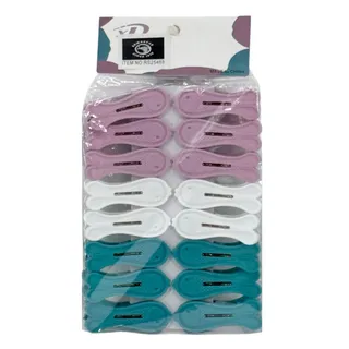 Plastic Clothing Clips 16Pcs